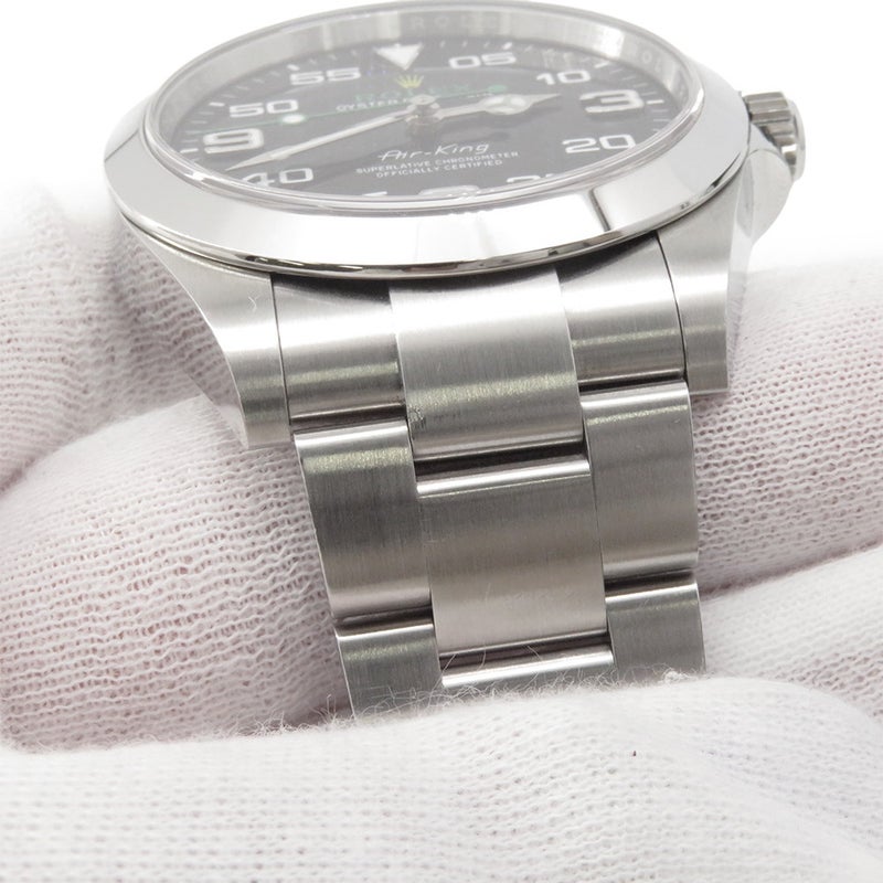 ロレックス エアキング ランダムシリアル ルーレット 126900 ROLEX 腕時計 黒文字盤