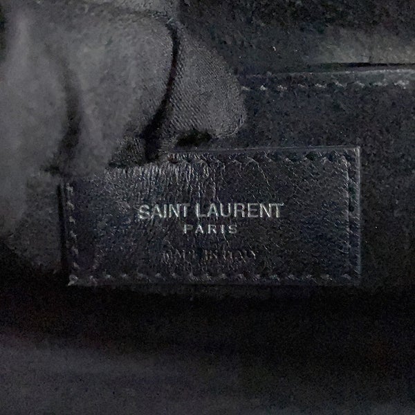 サンローランパリ チェーンショルダーバッグ サンセット ミディアム クロコ型押しレザー 442906 SAINT LAURENT PARIS 黒 2way