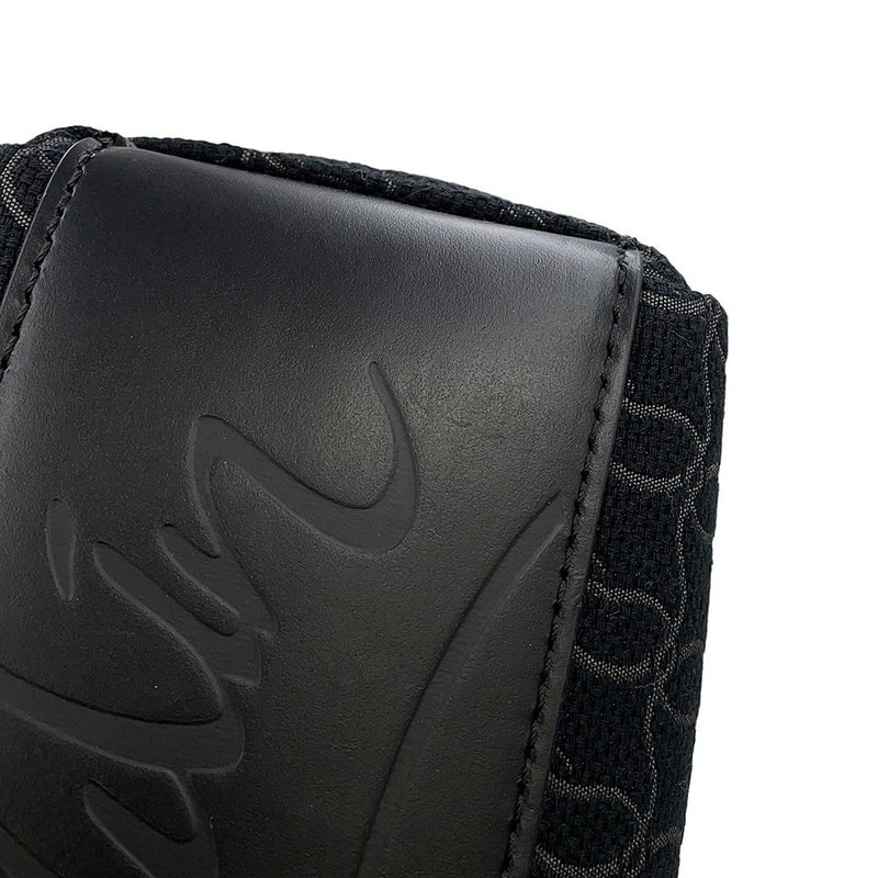 クリスチャン・ルブタン クラッチバッグ ZIP N FLAP ジャカード キャンバス 1245219 Christian Louboutin 黒