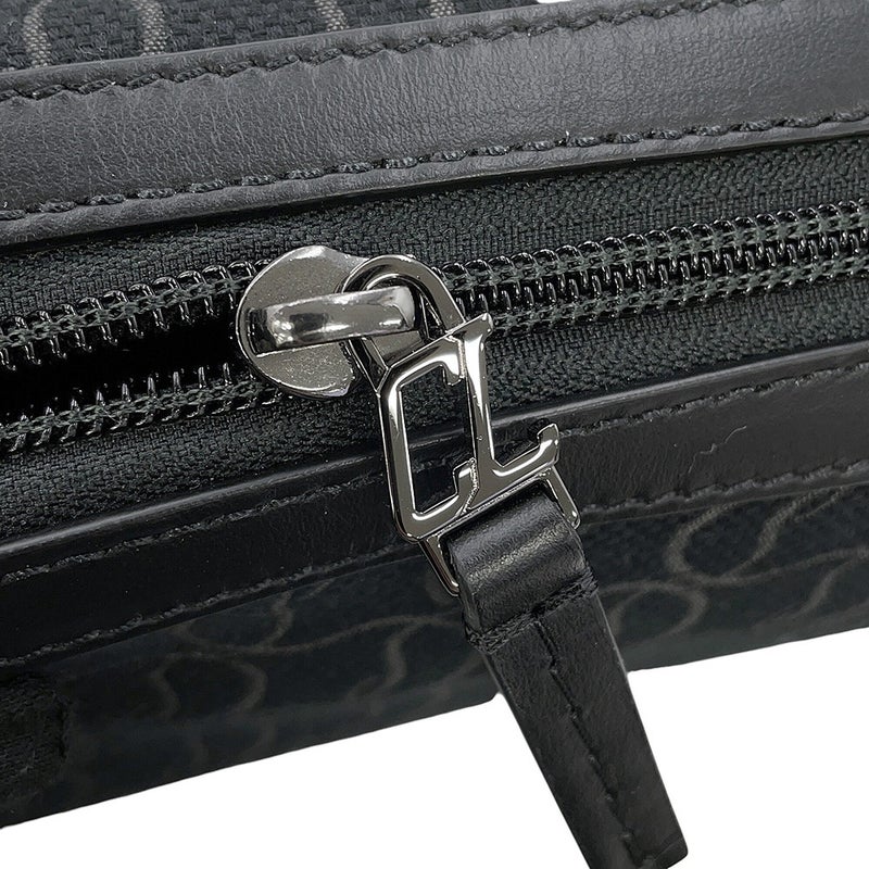 クリスチャン・ルブタン クラッチバッグ ZIP N FLAP ジャカード キャンバス 1245219 Christian Louboutin 黒