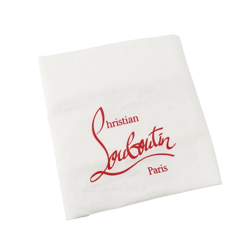 クリスチャン・ルブタン クラッチバッグ ZIP N FLAP ジャカード キャンバス 1245219 Christian Louboutin 黒