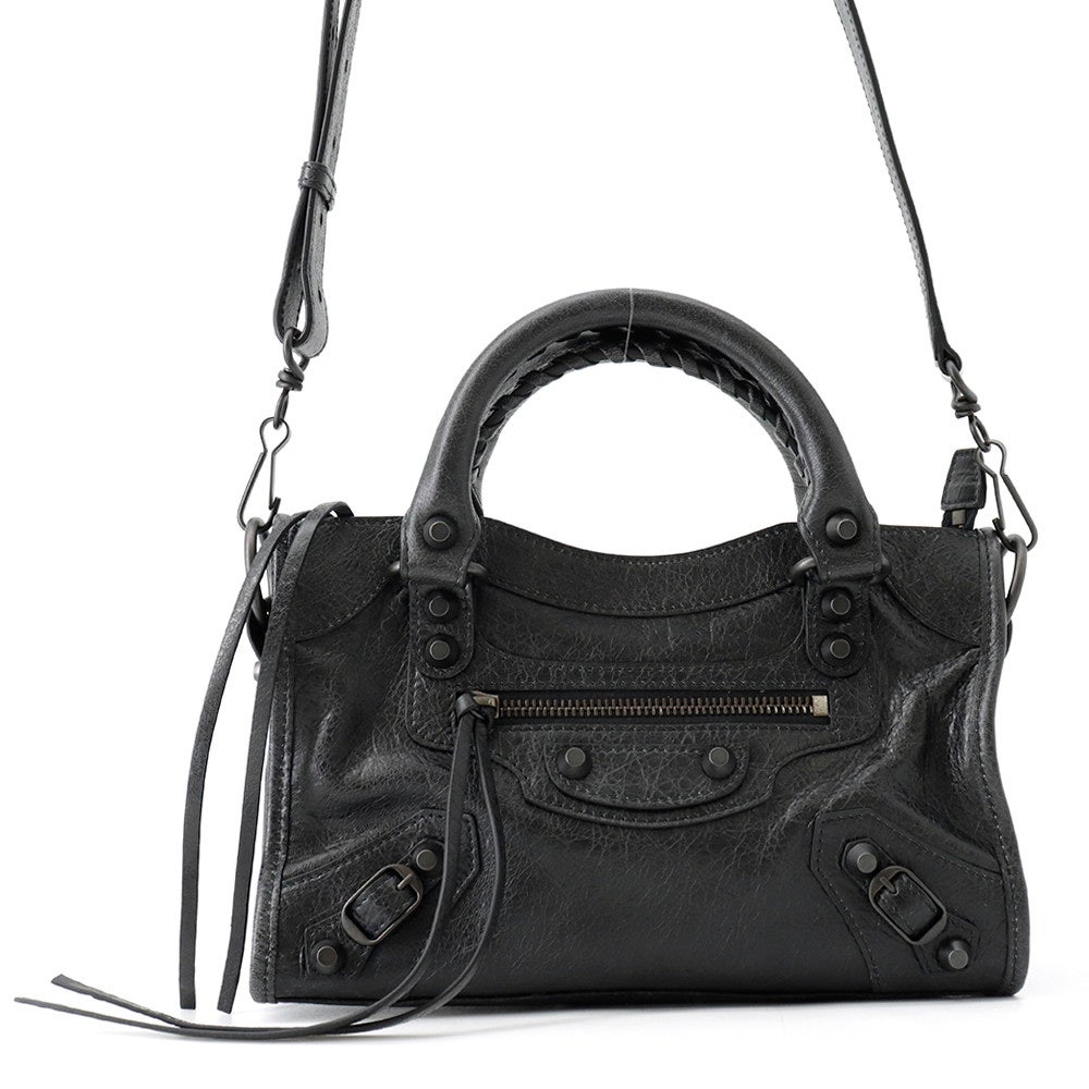 バレンシアガ ハンドバッグ Le City ミニ レザー 806395 BALENCIAGA