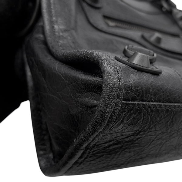 バレンシアガ ハンドバッグ Le City ミニ レザー 806395 BALENCIAGA ２wayショルダー 黒