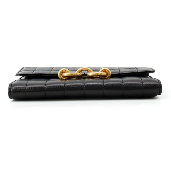 サンローランパリ チェーンショルダーウォレット ル・マイヨン カーフレザー 696608 SAINT LAURENT PARIS 財布 黒
