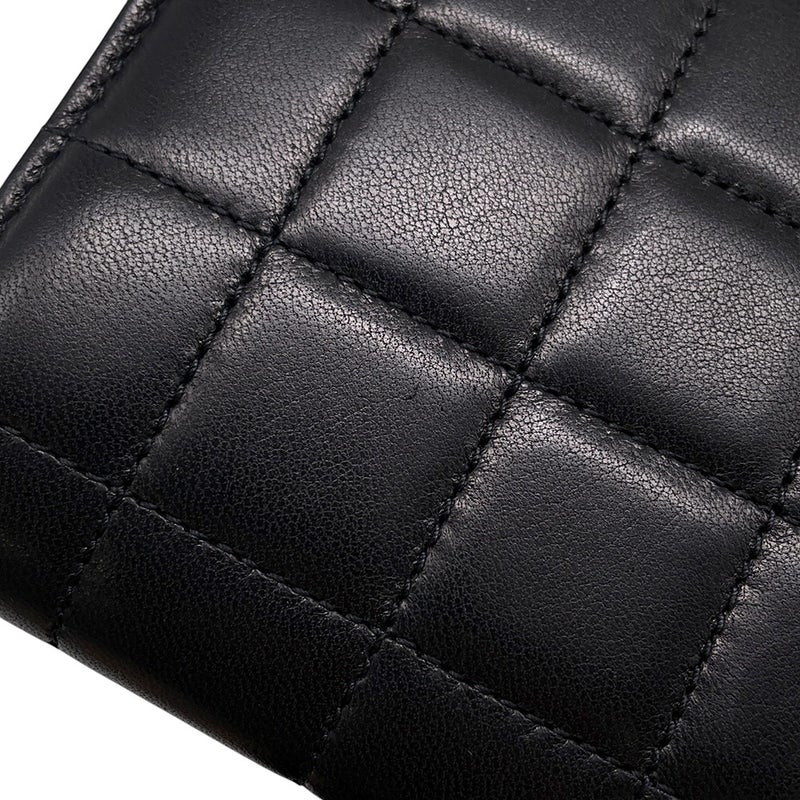 サンローランパリ チェーンショルダーウォレット ル・マイヨン カーフレザー 696608 SAINT LAURENT PARIS 財布 黒