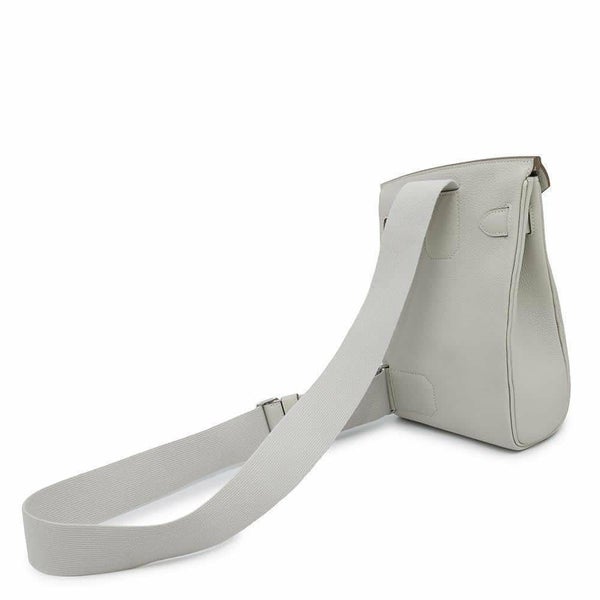 エルメス ボディバッグ ケリー アッカドPM パールグレー/シルバー金具 トゴ B刻印 メンズ