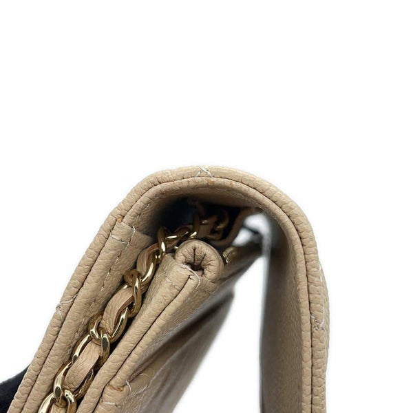 シャネル チェーンウォレット マトラッセ ココロック キャビアスキン A80766 CHANEL 財布