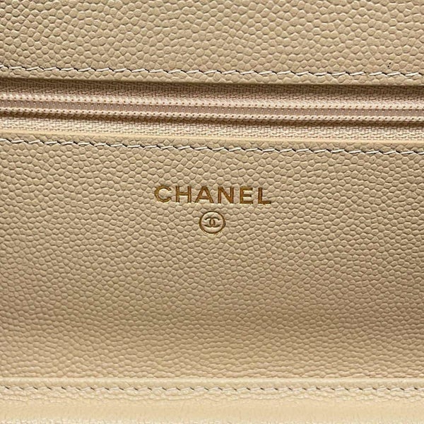 シャネル チェーンウォレット マトラッセ ココロック キャビアスキン A80766 CHANEL 財布