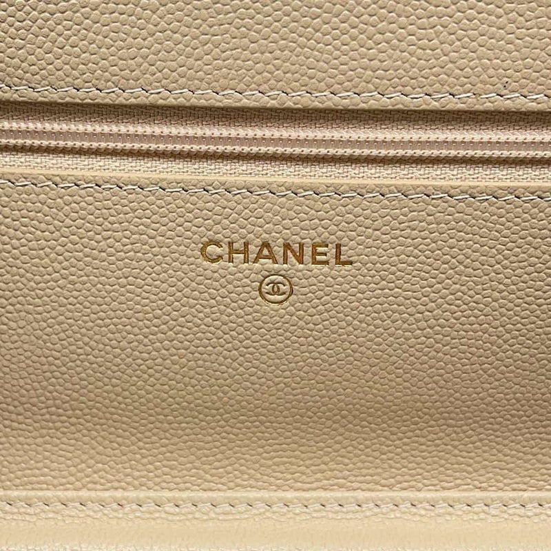 シャネル チェーンウォレット マトラッセ ココロック キャビアスキン A80766 CHANEL 財布