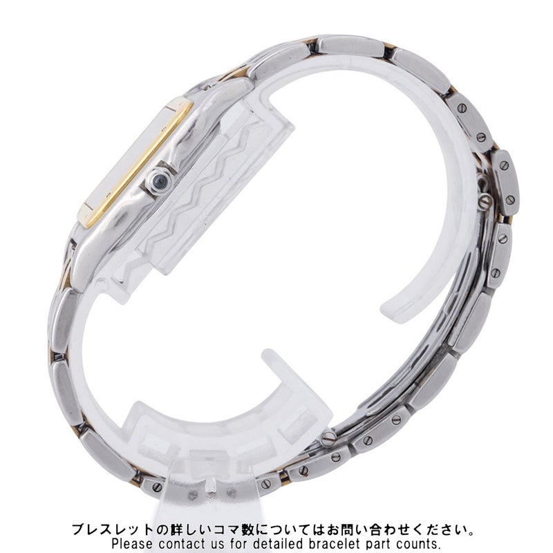 カルティエ パンテールMM 2ロウ W25028B6 Cartier 腕時計 アイボリー文字盤 クォーツ ヴィンテージ