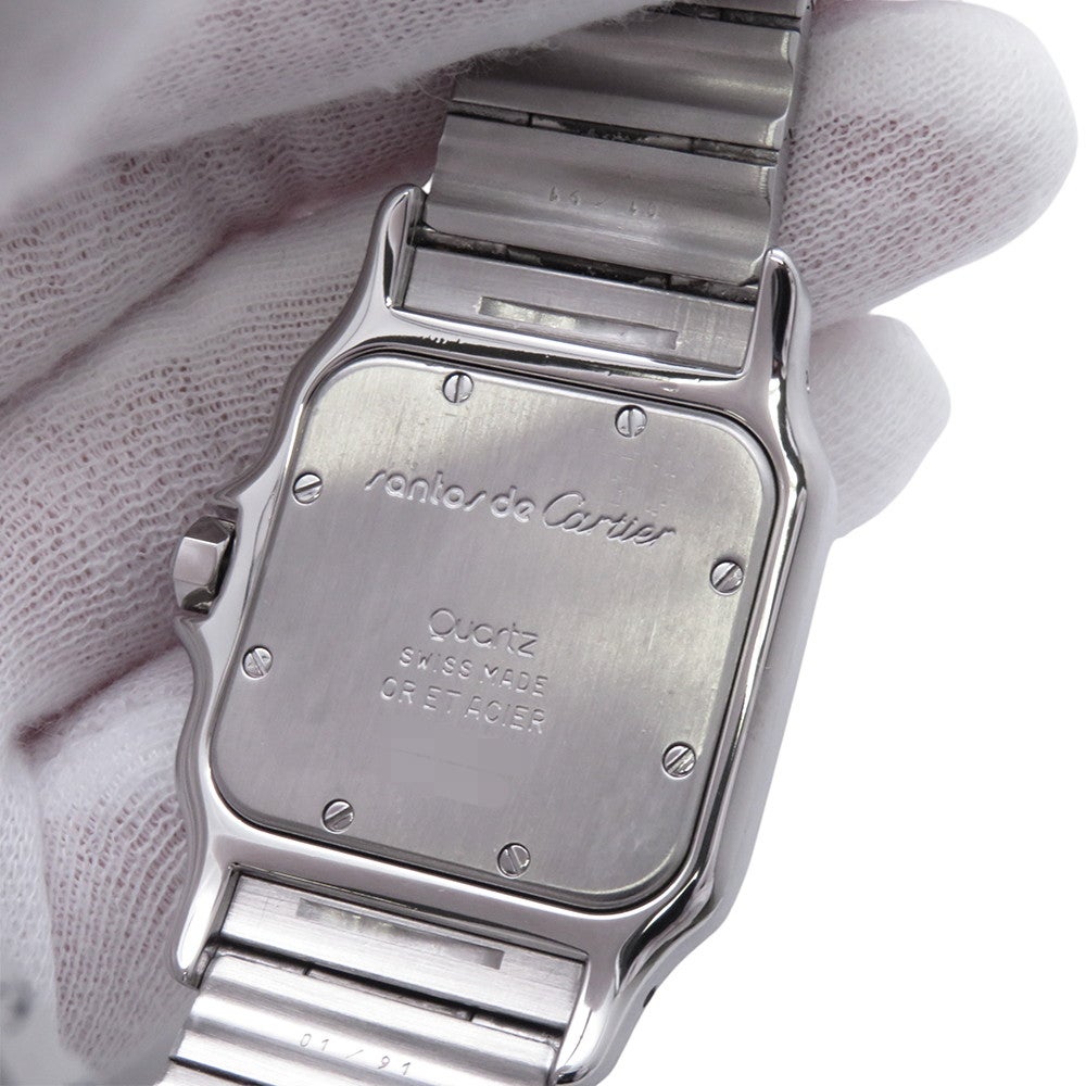 カルティエ サントスガルベ LM W20011C4 Cartier 腕時計 アイボリー
