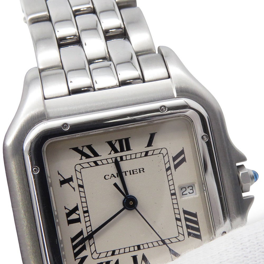 カルティエ パンテール LM W25032P5 Cartier 腕時計 メンズ クォーツ 白文字盤 カルティエ パンテール LM W25032P5 Cartier 腕時計 メンズ クォーツ