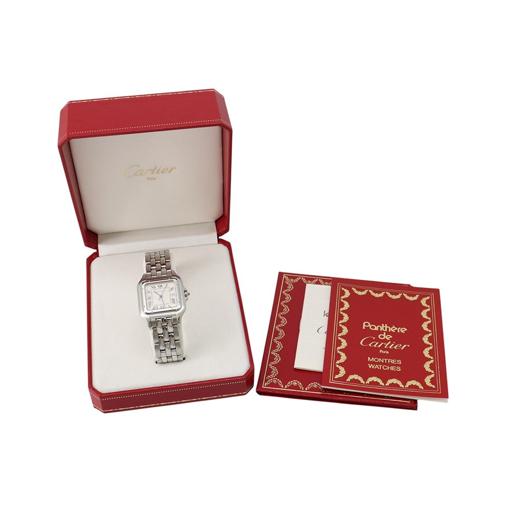 カルティエ パンテール LM W25032P5 Cartier 腕時計 メンズ クォーツ 白文字盤 カルティエ パンテール LM W25032P5 Cartier 腕時計 メンズ クォーツ