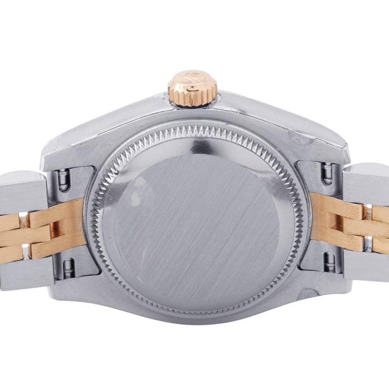 ロレックス デイトジャスト26 SS/K18PGピンクゴールド 179171 ROLEX 腕時計 黒文字盤 レディース