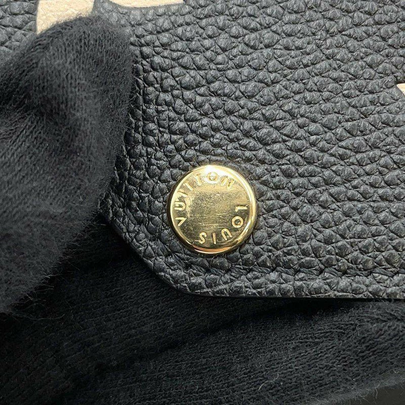 ルイヴィトン チェーンウォレット バイカラー モノグラム・アンプラント ポシェット・フェリシー M80482 黒 ブラック