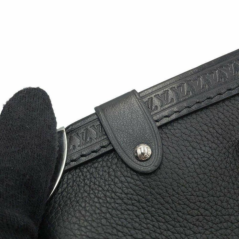 ルイヴィトン ハンドバッグ グレインカーフレザー サイドトランクMM M25160 2way ブラック 黒