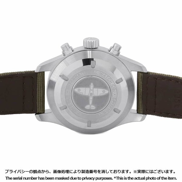 IWC パイロット・ウォッチ・クロノグラフ ・スピットファイア IW387901 腕時計 黒文字盤