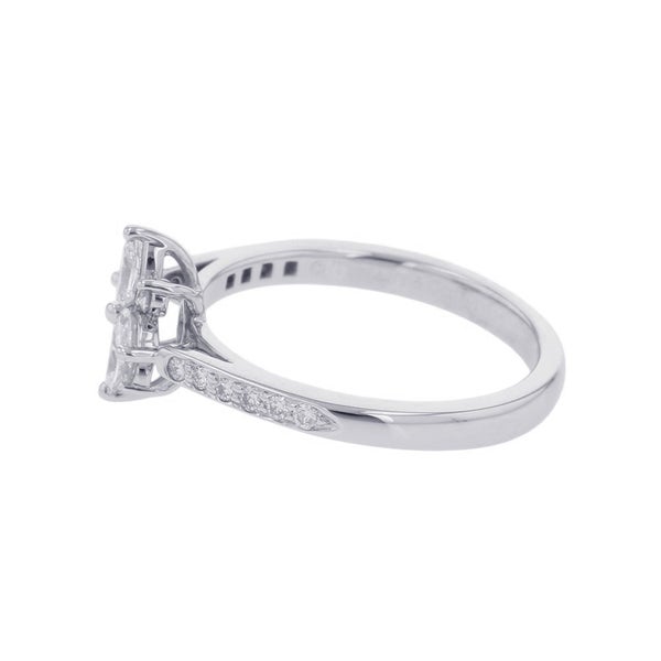 ティファニー リング ビクトリア クラスター ダイヤモンド Pt950プラチナ リングサイズ約10号 Tiffany&Co. 指輪