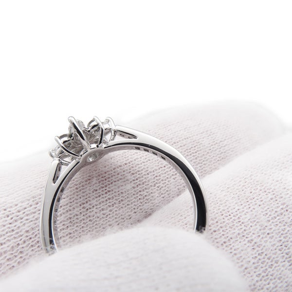 ティファニー リング ビクトリア クラスター ダイヤモンド Pt950プラチナ リングサイズ約10号 Tiffany&Co. 指輪