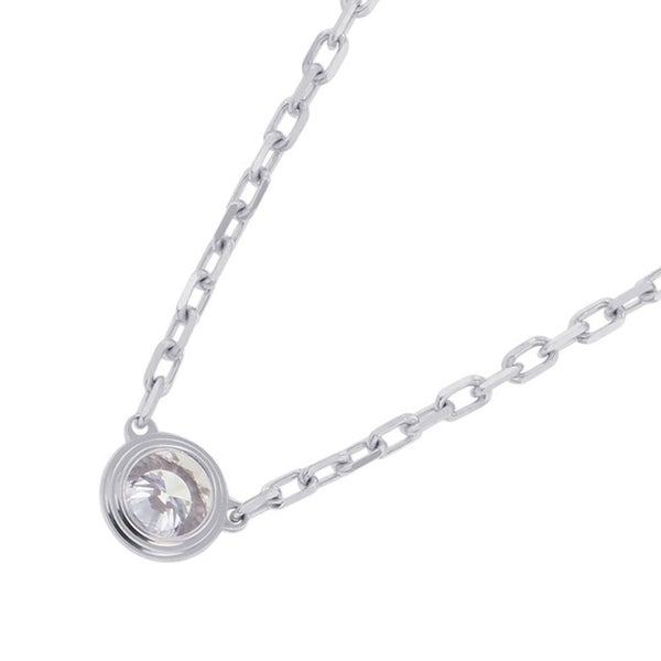 カルティエ ネックレス ダムール SM スモールモデル ダイヤモンド 1P 計0.09ct K18WGホワイトゴールド B7215900 Cartier ペンダント
