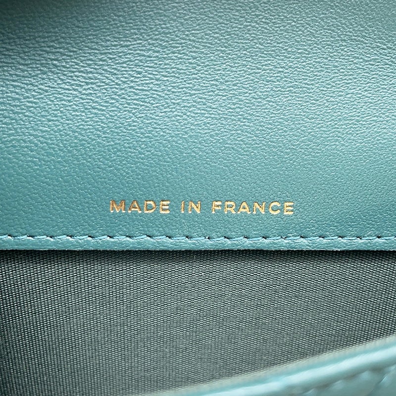シャネル チェーンウォレット マトラッセ ココマーク フラップ コインパース ラムスキン AP2200 CHANEL 財布