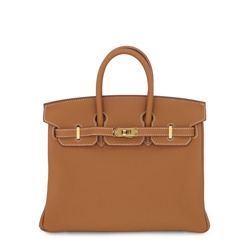 エルメス バーキン25 ゴールド/ゴールド金具 トゴ Z刻印 HERMES ハンドバッグ
