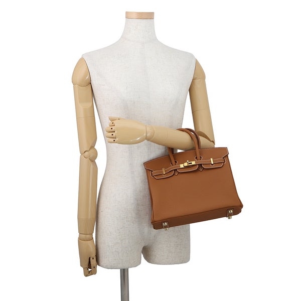 エルメス バーキン25 ゴールド/ゴールド金具 トゴ Z刻印 HERMES ハンドバッグ