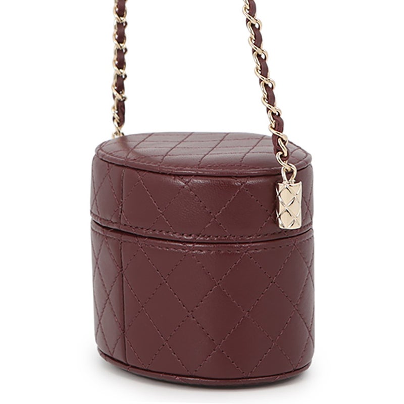 シャネル チェーンショルダーバッグ マトラッセ ココマーク スモールバニティ ラムスキン AP1573 CHANEL バッグ バニティ