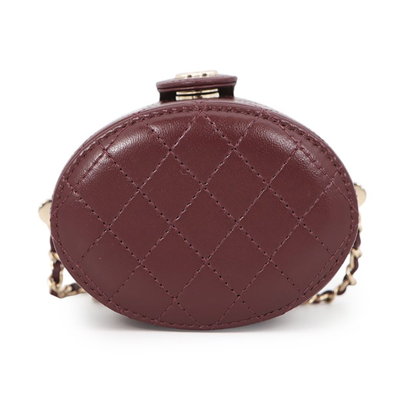 シャネル チェーンショルダーバッグ マトラッセ ココマーク スモールバニティ ラムスキン AP1573 CHANEL バッグ バニティ