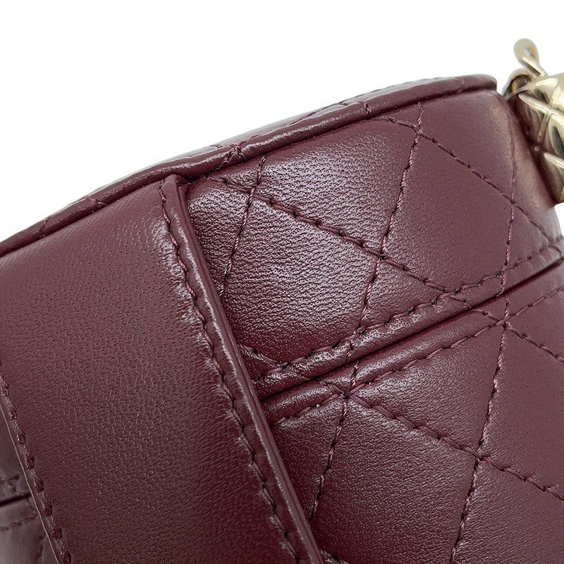 シャネル チェーンショルダーバッグ マトラッセ ココマーク スモールバニティ ラムスキン AP1573 CHANEL バッグ バニティ