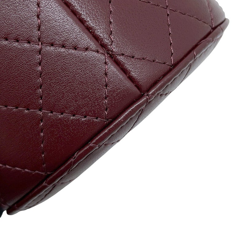 シャネル チェーンショルダーバッグ マトラッセ ココマーク スモールバニティ ラムスキン AP1573 CHANEL バッグ バニティ