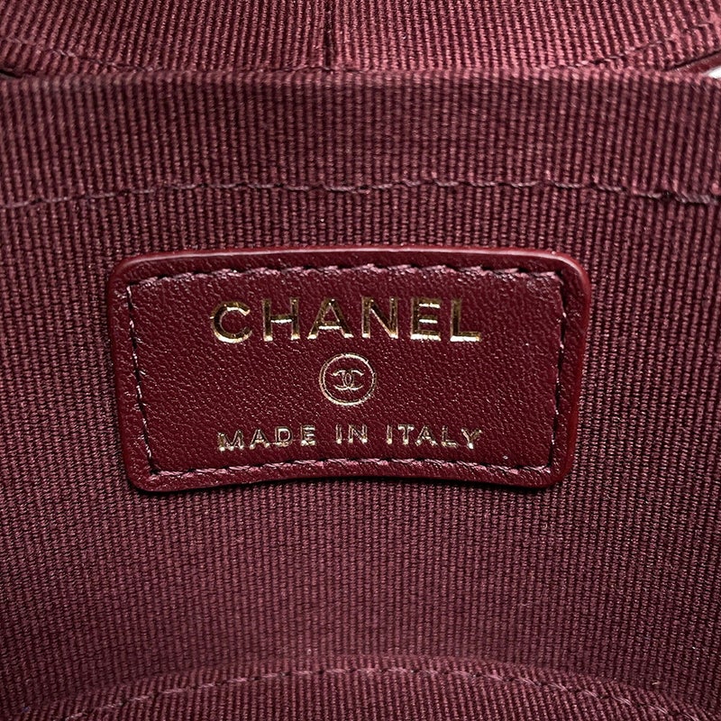 シャネル チェーンショルダーバッグ マトラッセ ココマーク スモールバニティ ラムスキン AP1573 CHANEL バッグ バニティ
