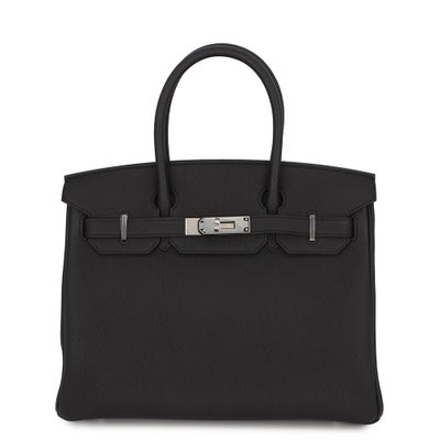 Hermès Birkin 30 Black Togo Palladium