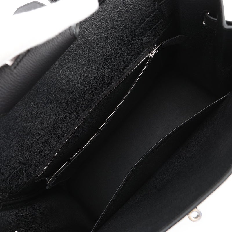 エルメス バーキン30 ブラック/シルバー金具 トゴ G刻印 HERMES Birkin ハンドバッグ 黒
