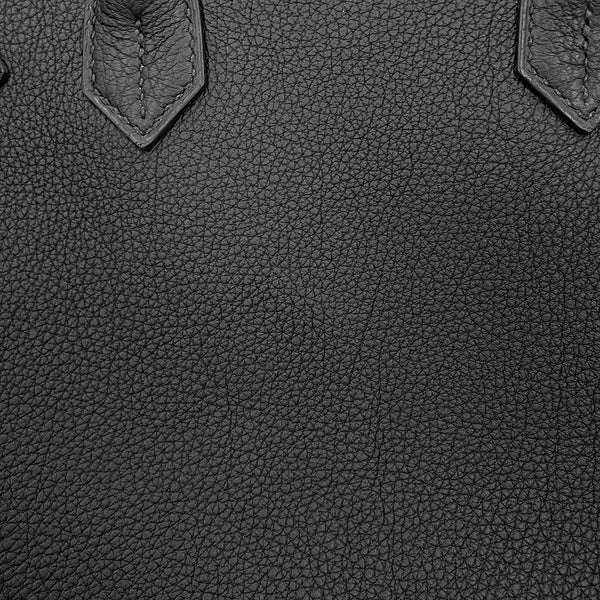 エルメス バーキン30 ブラック/シルバー金具 トゴ G刻印 HERMES Birkin ハンドバッグ 黒