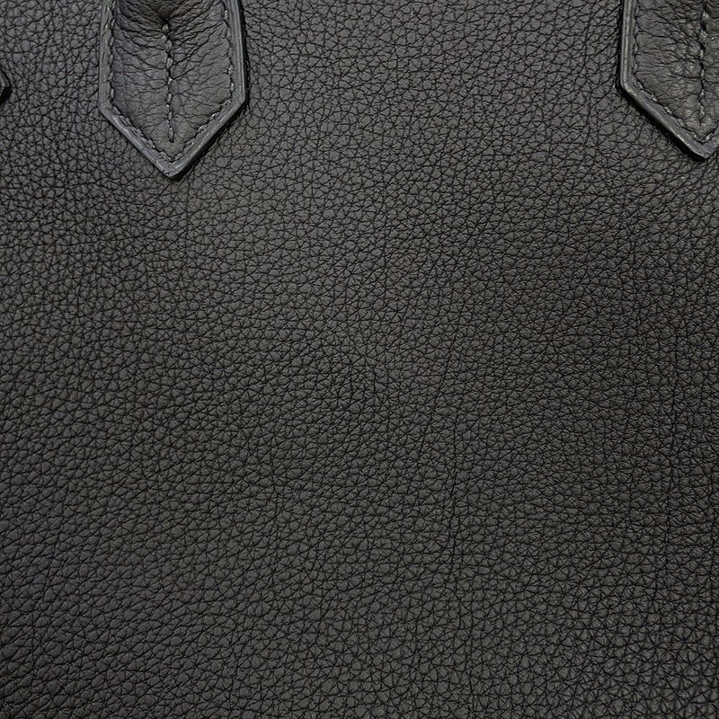エルメス バーキン30 ブラック/シルバー金具 トゴ G刻印 HERMES Birkin ハンドバッグ 黒
