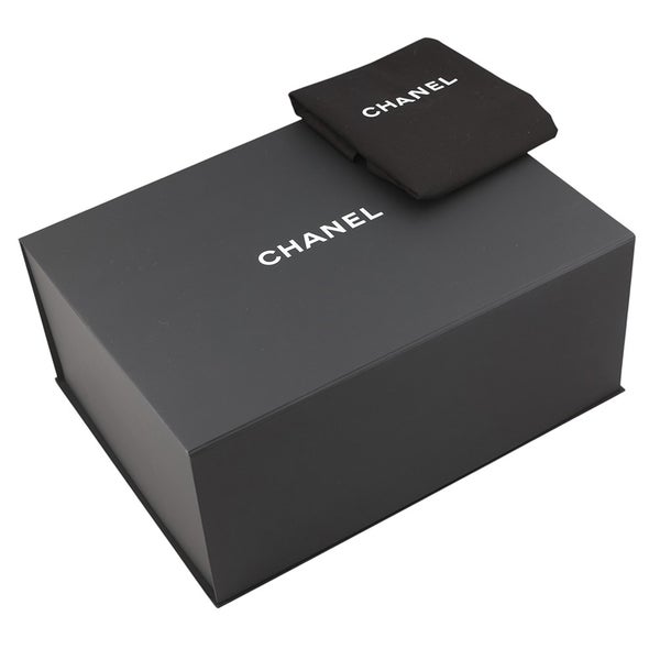 シャネル チェーンショルダーバッグ トップハンドル フラップ ココマーク ラージ カーフスキン AS5467 CHANEL 黒