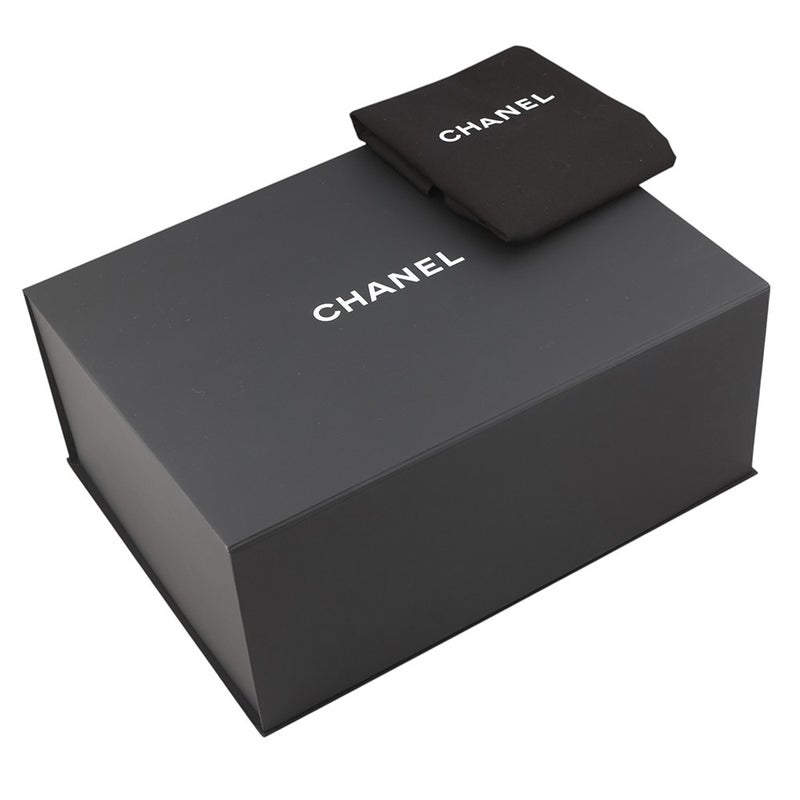 シャネル チェーンショルダーバッグ トップハンドル フラップ ココマーク ラージ カーフスキン AS5467 CHANEL 黒