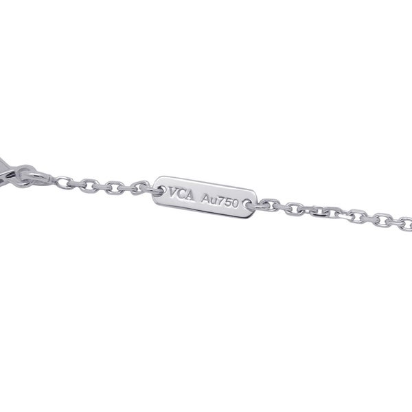 ヴァンクリ ネックレス ドゥ パピヨン ペンダント ダイヤモンド 36P 計0.88ct K18WGホワイトゴールド VCARO3M400