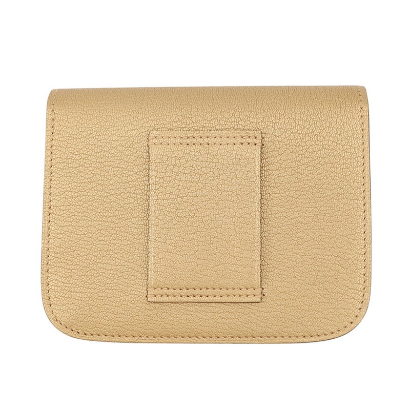 エルメス 財布 コンスタンス スリム ドレ/シャンパンゴールド金具 シェブルシャムキラ K刻印 コインケース