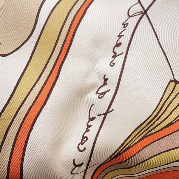エルメス ストール カレ140 カレ ジェアン エルメスのペガサス Pegase d'Hermes HERMES シルク 白 2026年春夏