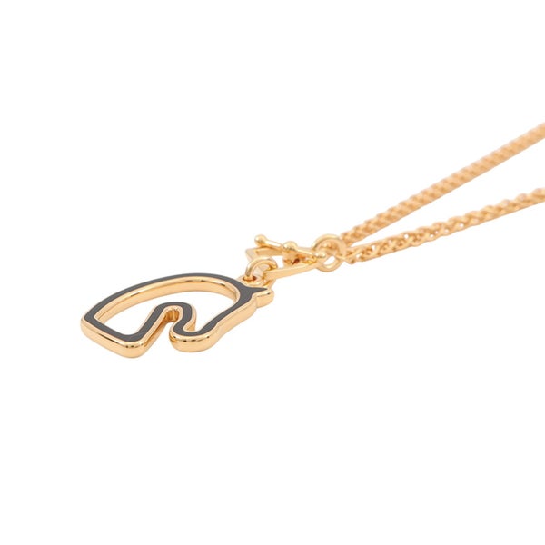 エルメス ネックレス トネール スモール ブラック/ゴールド金具 HERMES アクセサリー 黒