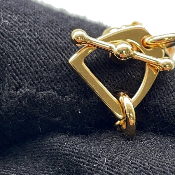 エルメス ネックレス トネール スモール ブラック/ゴールド金具 HERMES アクセサリー 黒
