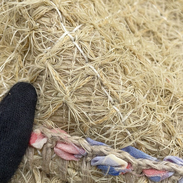 シャネル チェーンショルダーバッグ マトラッセ30 ココマーク ラフィア リボン ダブルチェーン CHANEL
