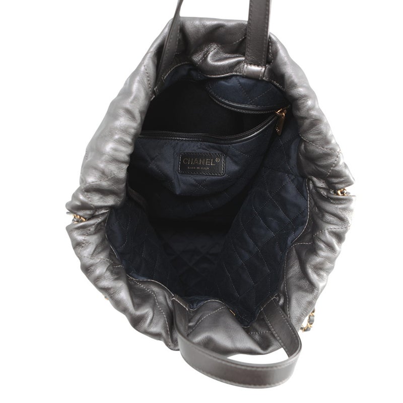シャネル リュック シャネル22 ラージ シャイニーカーフレザー AS3313 CHANEL バックパック バッグ