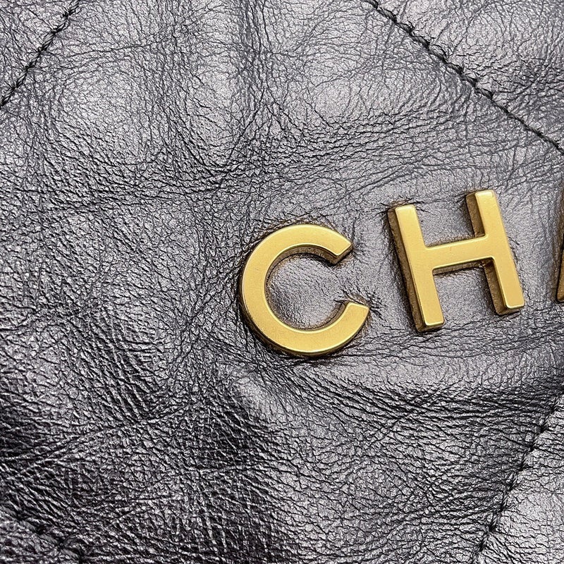 シャネル リュック シャネル22 ラージ シャイニーカーフレザー AS3313 CHANEL バックパック バッグ