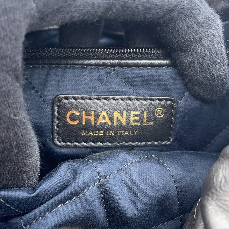 シャネル リュック シャネル22 ラージ シャイニーカーフレザー AS3313 CHANEL バックパック バッグ
