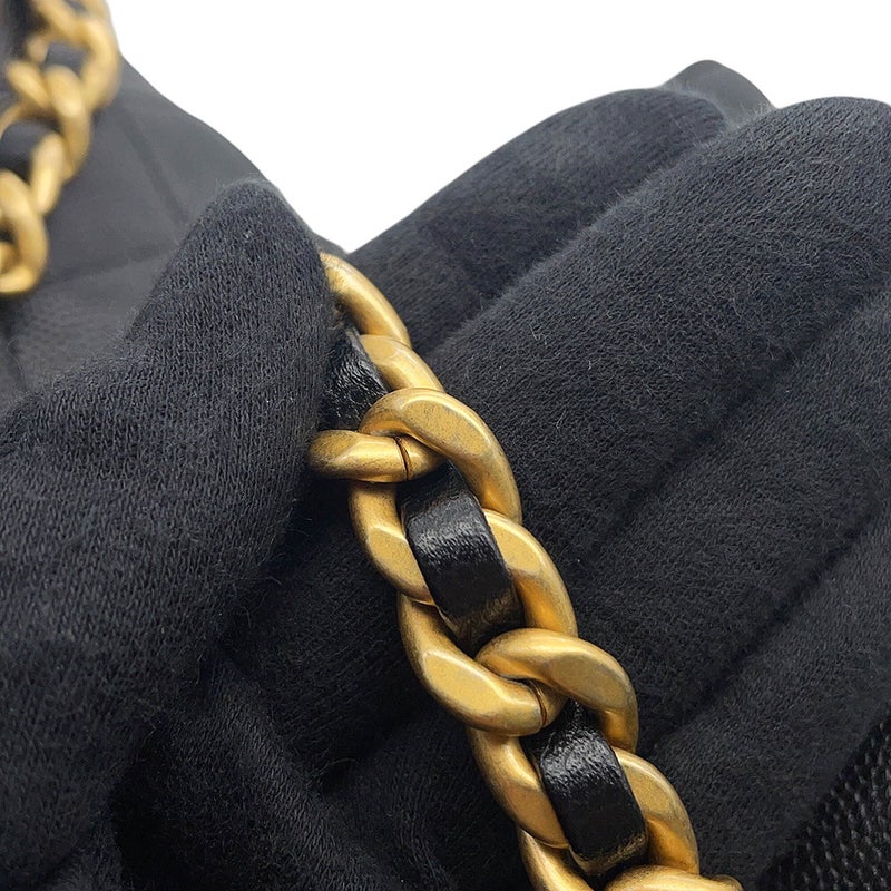 シャネル チェーンショルダーバッグ CHANEL25 ラージ ココマーク マトラッセ キャビアスキン AS5553 CHANEL 黒