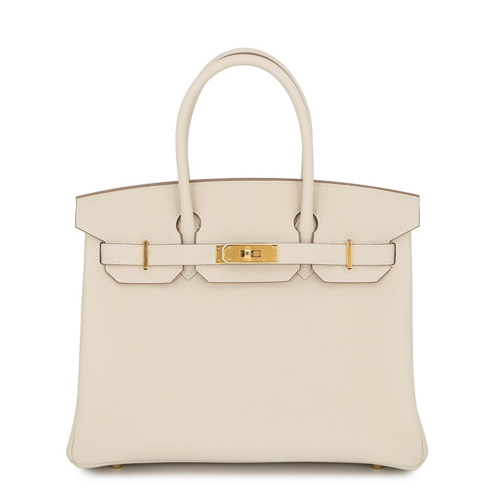 エルメス バーキン30 クレ/ゴールド金具 トゴ G刻印 HERMES Birkin