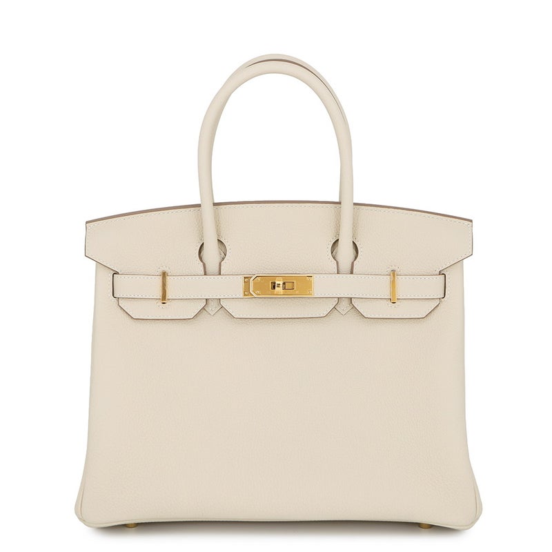 エルメス バーキン30 クレ/ゴールド金具 トゴ G刻印 HERMES Birkin ハンドバッグ